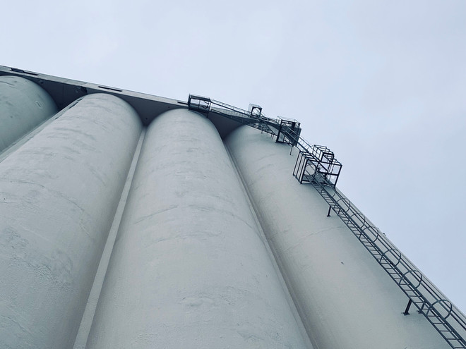 The Silo. Performance location at Vippetangen, Oslo.