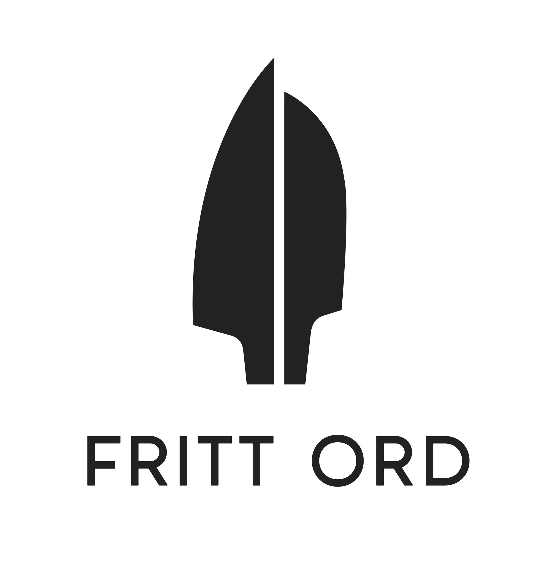 Fritt ord logo svart