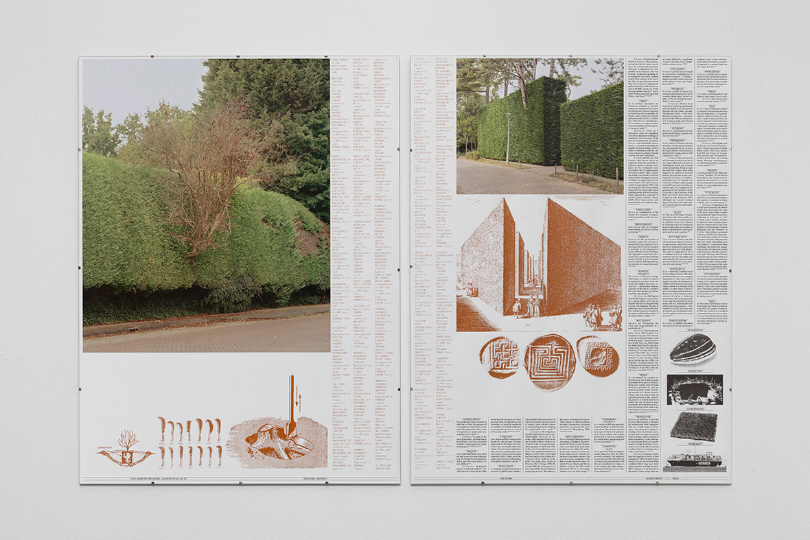 The Flora (silk screen + photo print, 2024) Eline Benjaminsen & Dayna Casey exhibited at Velferden during Coast Contemporary. 