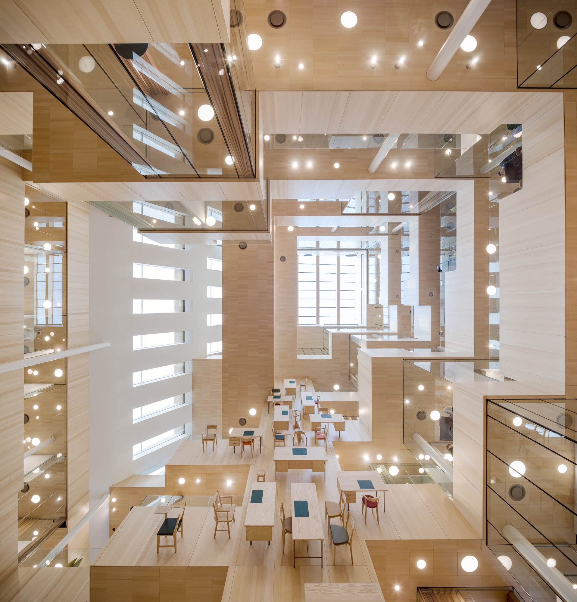 Poetry for Bureaucracy. (Furniture on the walls) Bodø City Hall. Photo Adam Mørk. 