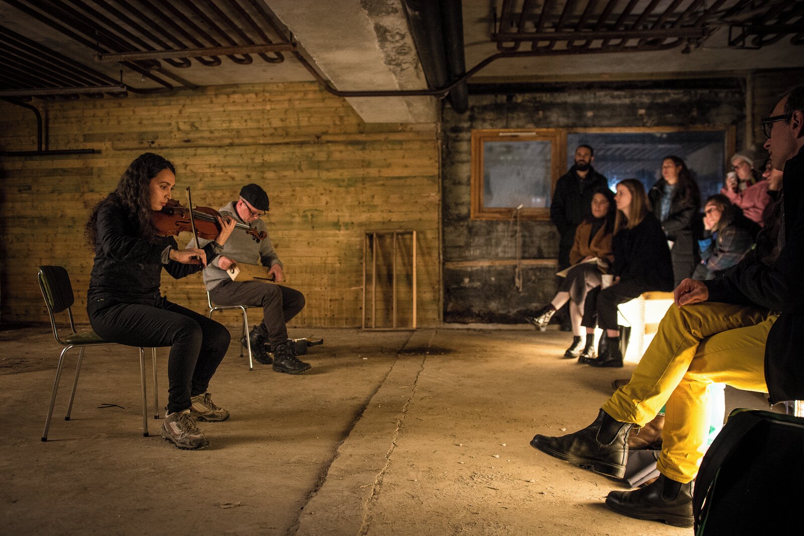 Black-legged Kittiwake. Performance by Hanan Benammar and Espen Sommer Eide. Photo: Laimonas Puisys