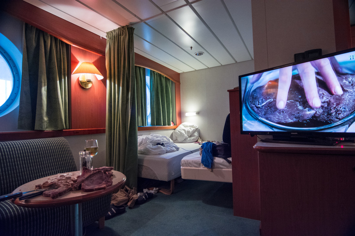 Erik Elk. Installation and TV show by Hanna Fauske. Photo: Laimonas Puisys.