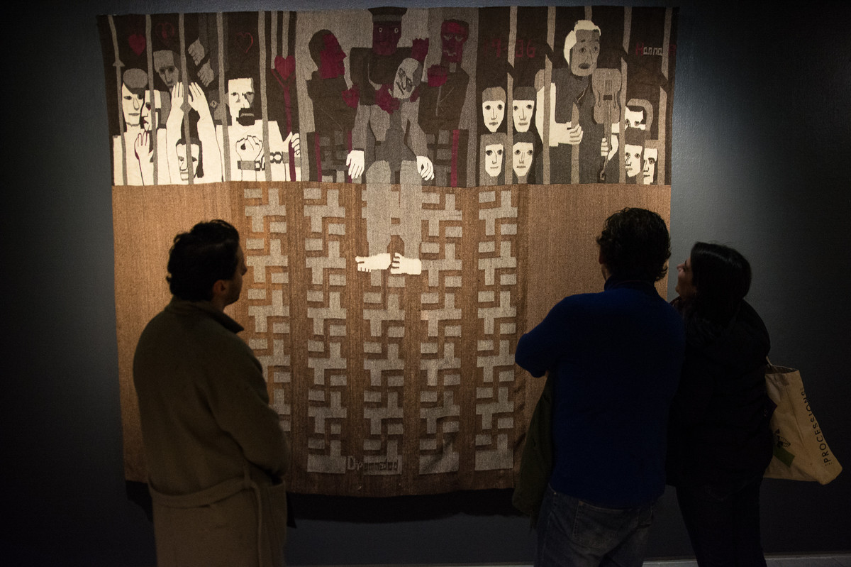 We visited Hannah Ryggen at Nordenfjeldske Kunstindustrimuseum when in Trondheim. Photo: Laimonas Puisys