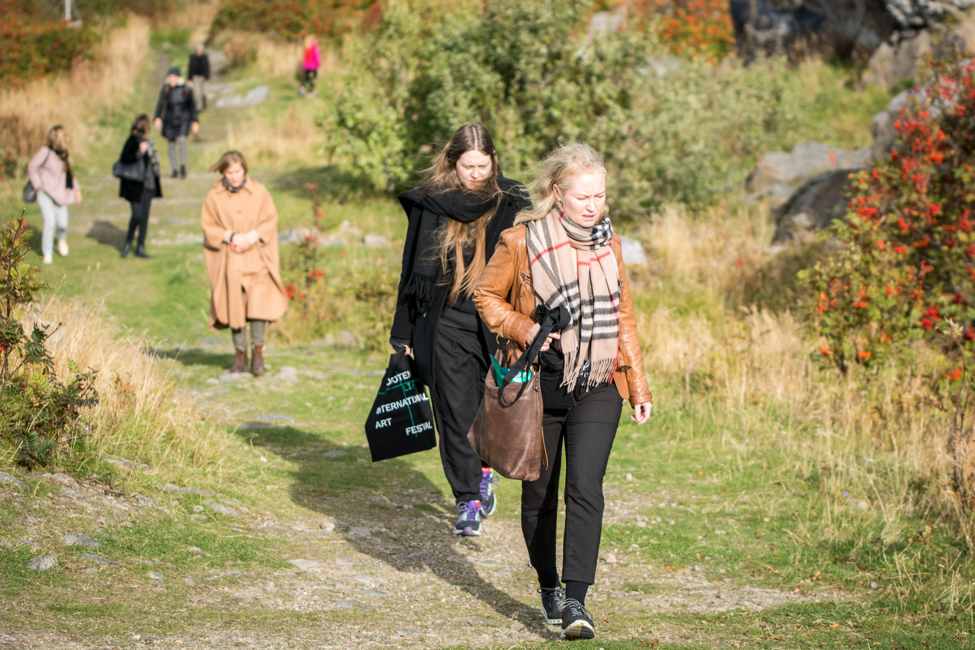 Visiting LIAF in Henningsvær, 2017. LIAF was curated by Heidi Ballet and Milena Høgsberg for NNKS. Photo: Laimonas Puisys.